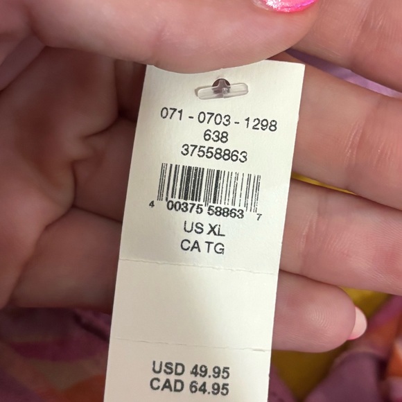 aerie vibrant pink & orange ruffled shorts NWT🧡🩷 - Picture 5 of 6